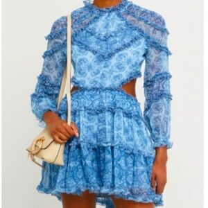 Anthropologie OPT One Pretty Time Cut Out Dress Size L